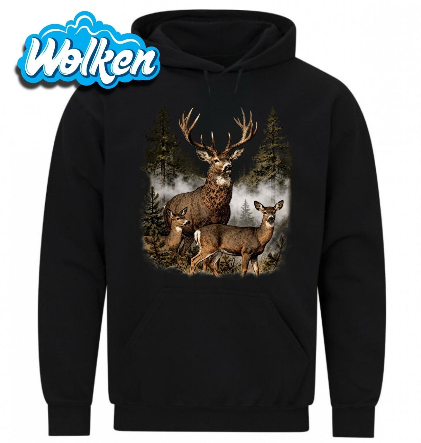 Mikina Jelen běloocasý a Laně v Lese.jpg