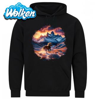 Mikina Divoký Kůň Mustang v Horské Krajině.jpg