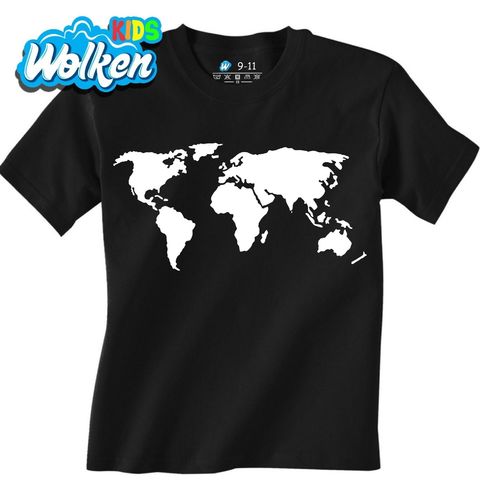 Obrázek produktu Dětské tričko Mapa Světa Kontinentů
