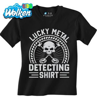 Dětské tričko Detektorářské tričko pro Štěstí Lucky Metal Detecting Shirt.jpg