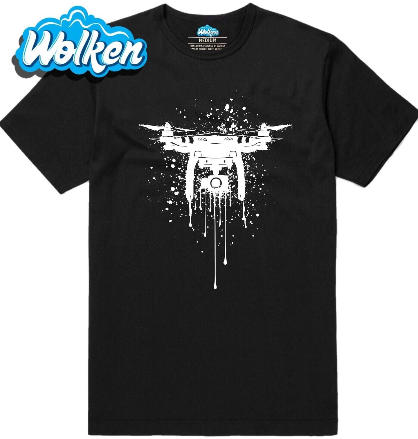 Pánské tričko Dron s Kamerou Kvadrokoptéra.jpg