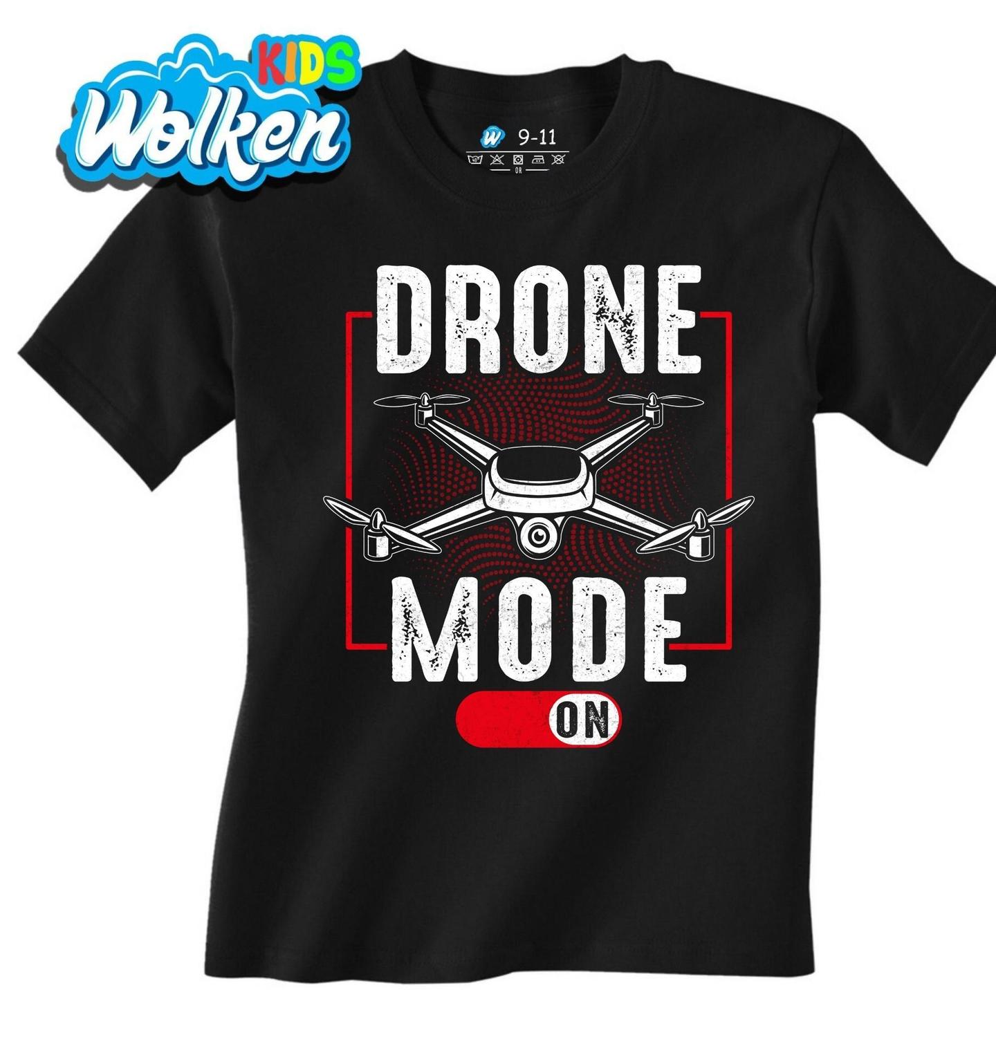 Dětské tričko Droní Režim Zapnut Drone Mode ON.jpg