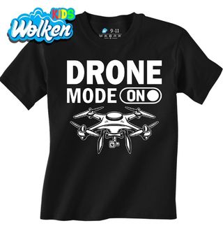 Dětské tričko Dron Připraven Drone Mode ON.jpg