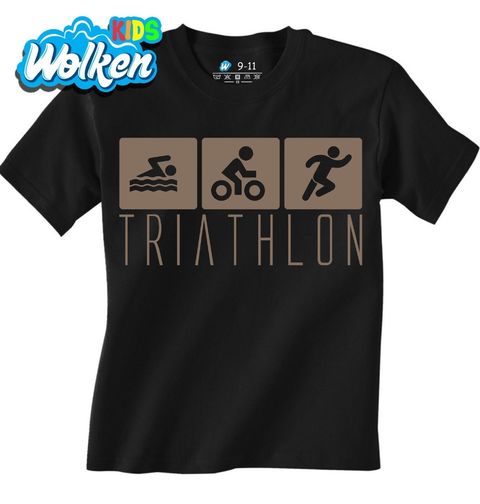 Obrázek produktu Dětské tričko Triatlon – Plavání Kolo Běh