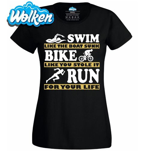 Obrázek produktu Dámské tričko Život Triatlonisty