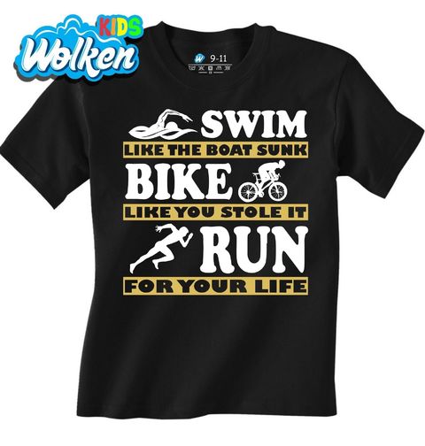 Obrázek produktu Dětské tričko Život Triatlonisty