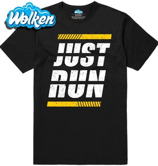 Pánské tričko Prostě Běž Just Run.jpg