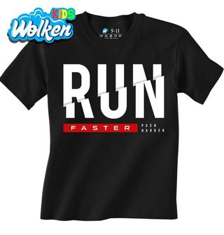 Dětské tričko Run Faster Push Harder.jpg