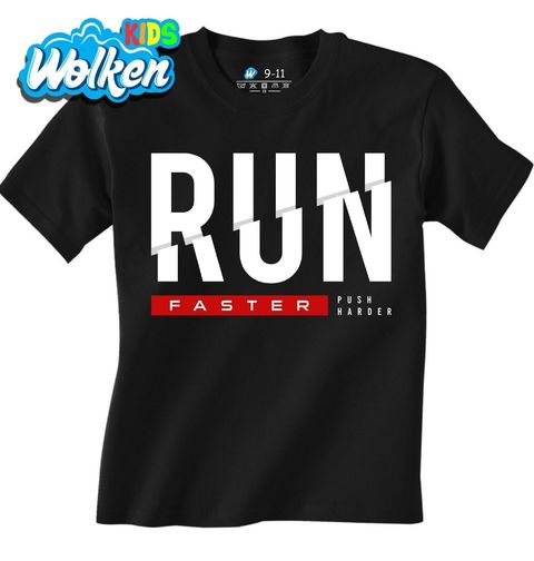 Obrázek produktu Dětské tričko Run Faster Push Harder