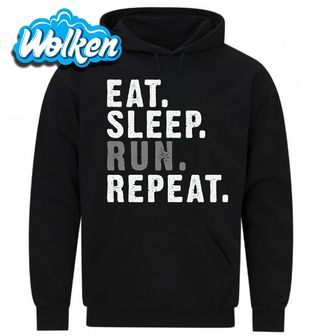 Mikina Jez Spi Běhej Opakuj Eat Sleep Run Repeat.jpg