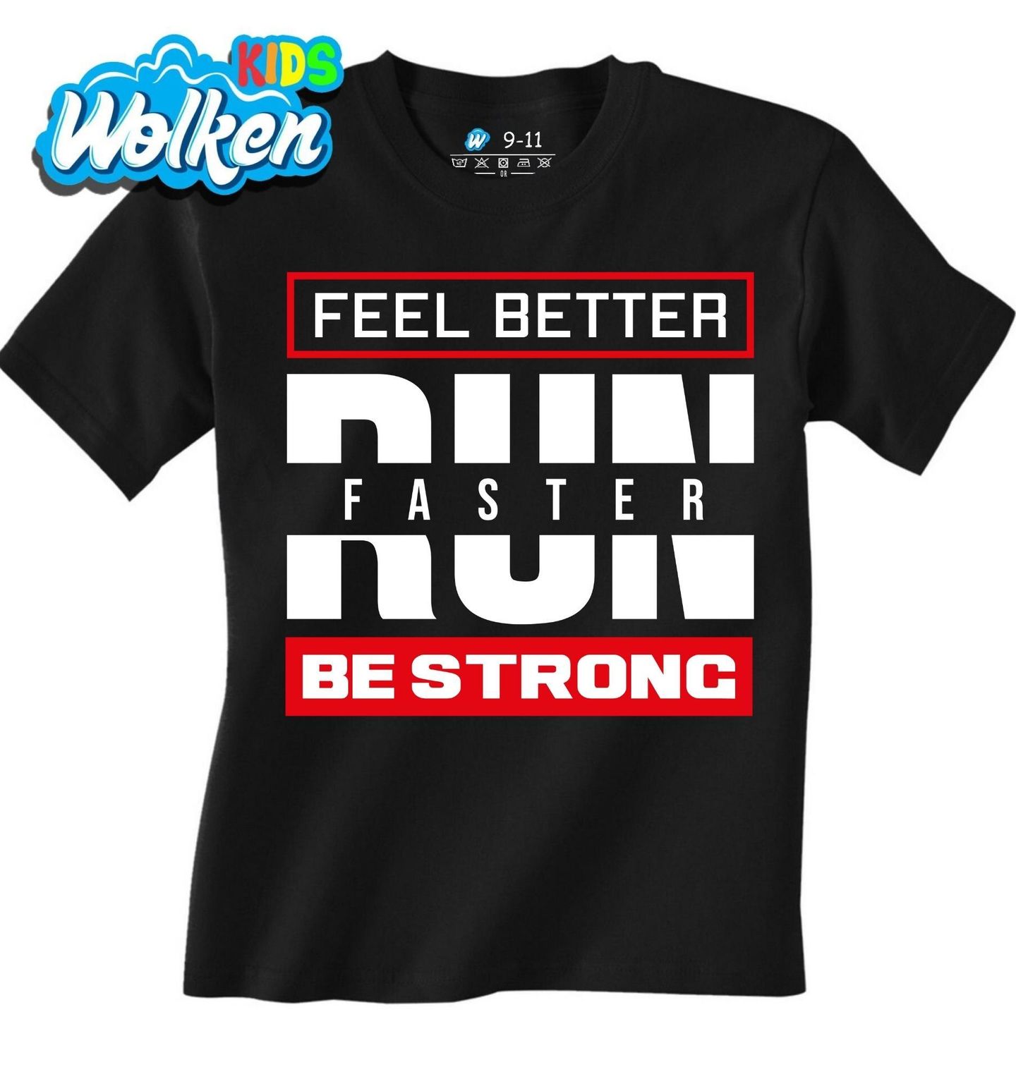 Dětské tričko Běž pro lepší pocit Feel Better Run Faster Be Strong.jpg
