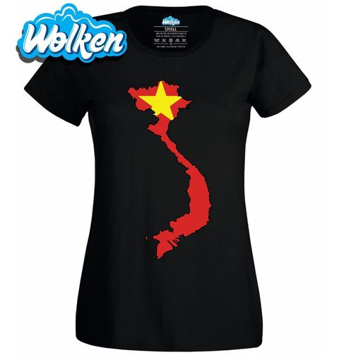Obrázek produktu Dámské tričko Mapa Vietnamu