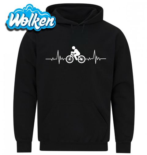 Obrázek produktu Pánská mikina Kardiogram a Cyklista