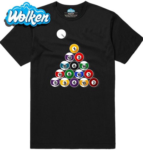 Obrázek produktu Pánské tričko Kulečníková Pyramida 8-Ball Osmička