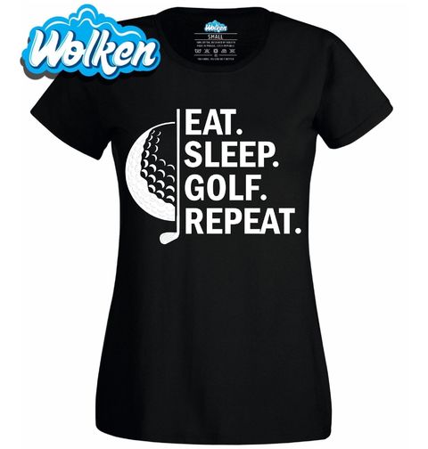 Obrázek produktu Dámské tričko Jez Spi Hraj Golf Opakuj