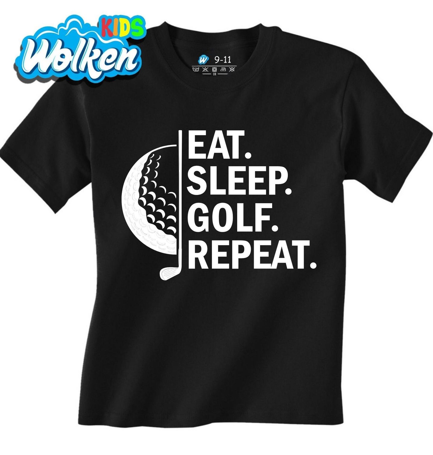 Dětské tričko Jez Spi Hraj Golf Opakuj.jpg
