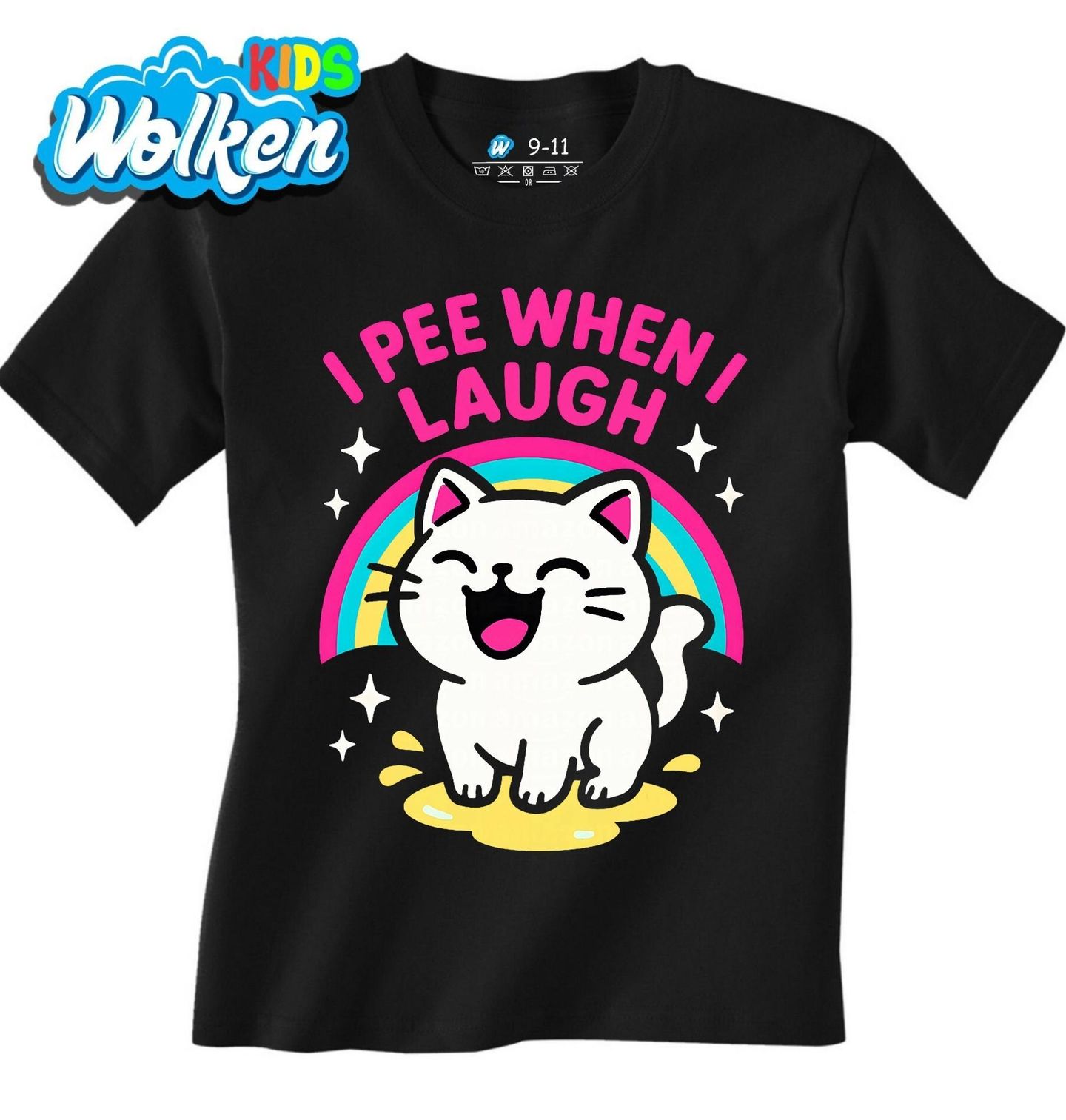 Dětské tričko Smějící se Kočka I pee when I laugh.jpg