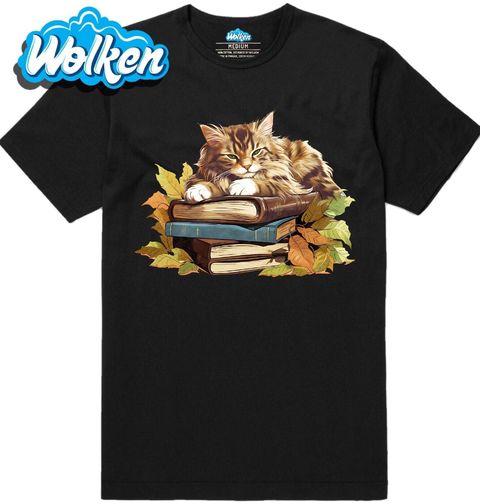 Obrázek produktu Pánské tričko Mainská mývalí Kočka na Knihách