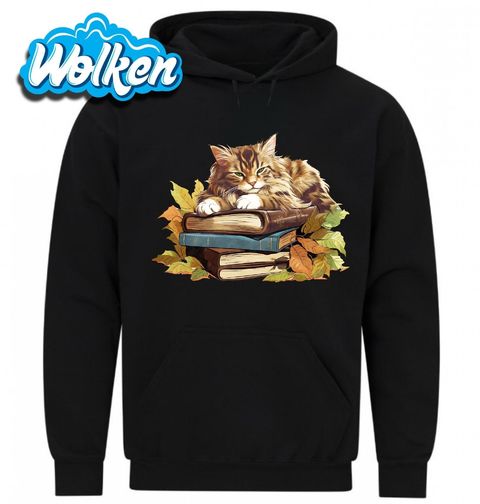 Obrázek produktu Pánská mikina Mainská mývalí Kočka na Knihách