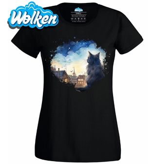 Dámské tričko Šedá Kočka na Střeše.jpg