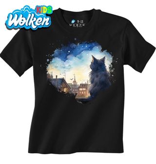 Dětské tričko Šedá Kočka na Střeše.jpg