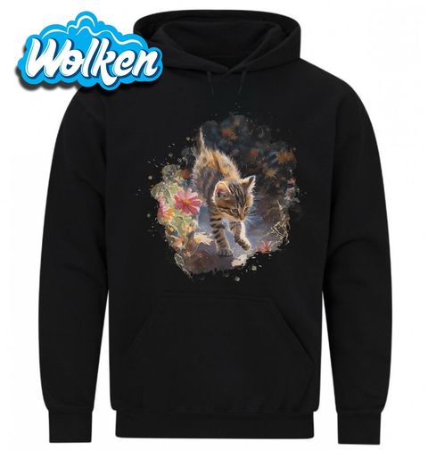 Obrázek produktu Pánská mikina Kotě v Jarní Zahradě Květin