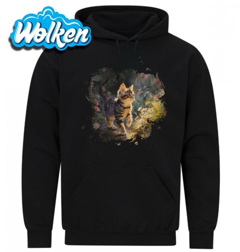 Obrázek produktu Pánská mikina Kočičí Dobrodružství mezi Květy