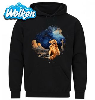 Mikina Zlatý retrívr pod Hvězdami v Poušti.jpg