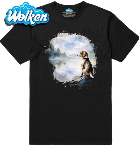 Obrázek produktu Pánské tričko Bígl u Horského Jezera