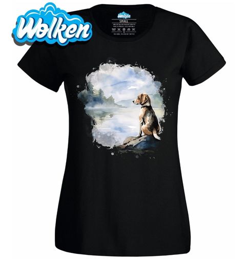 Obrázek produktu Dámské tričko Bígl u Horského Jezera