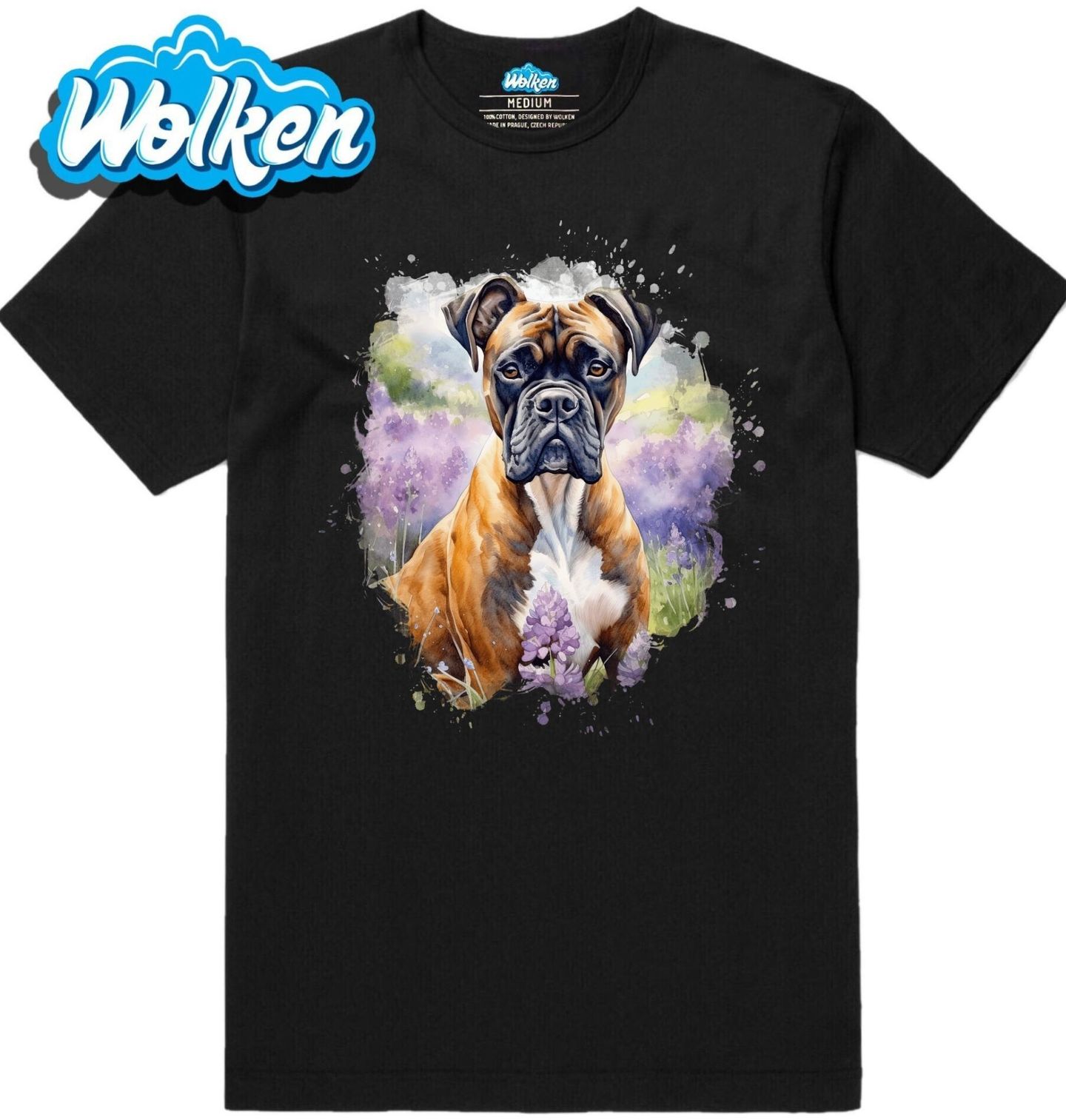 Pánské tričko Boxer mezi Levandulemi.jpg