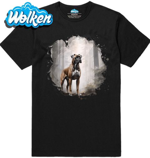 Obrázek produktu Pánské tričko Německý Boxer v Lesní Mlze