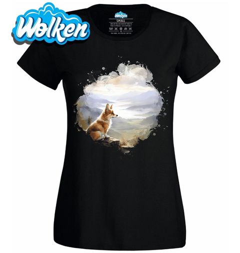 Obrázek produktu Dámské tričko Corgi na Vyhlídce