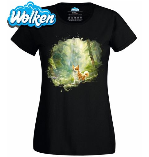 Obrázek produktu Dámské tričko Dobrodružství s Corgim