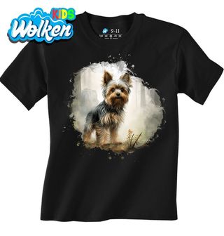 Dětské tričko Dobrodružství s Jorkšírským teriérem.jpg