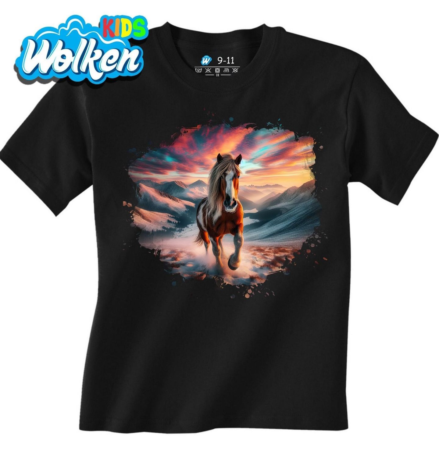 Dětské tričko Svobodný Kůň v Horách.jpg