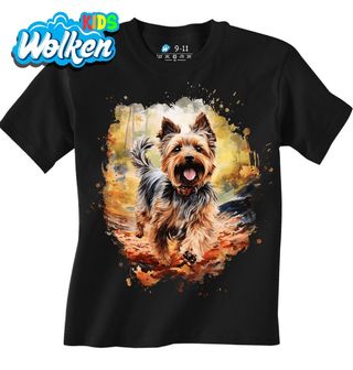 Dětské tričko Jorkšírský teriér na Procházce.jpg