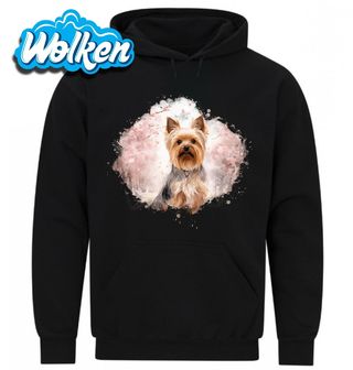 Mikina Jorkšírský teriér mezi Sakurami.jpg