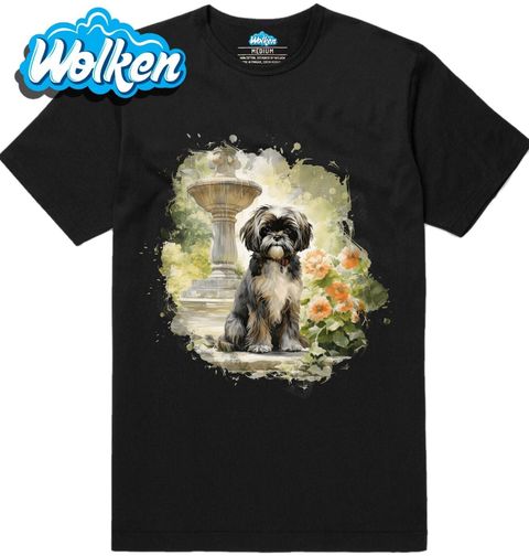Obrázek produktu Pánské tričko Zahradní Shih-tzu