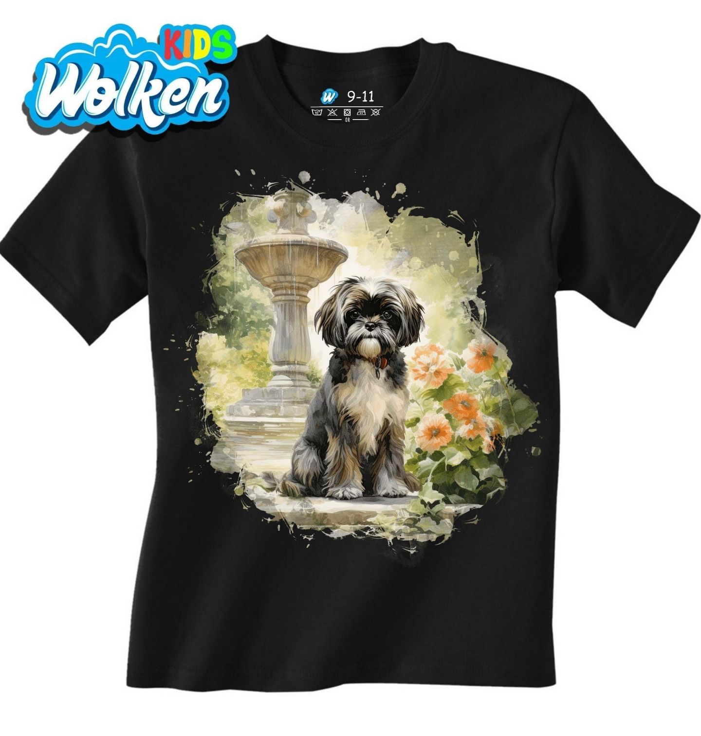 Dětské tričko Zahradní Shih-tzu.jpg