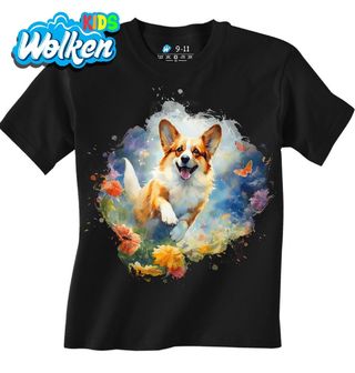 Dětské tričko Bláznivý Corgi v Běhu.jpg