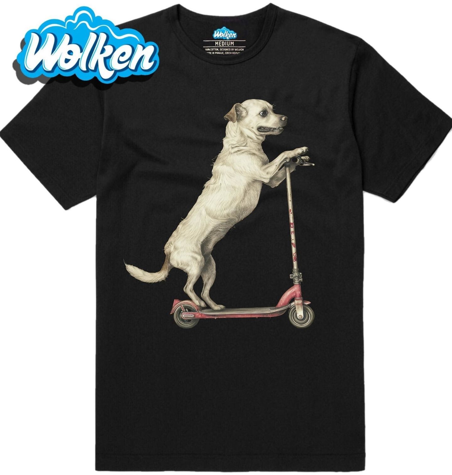 Pánské tričko Voříšek na Koloběžce.jpg