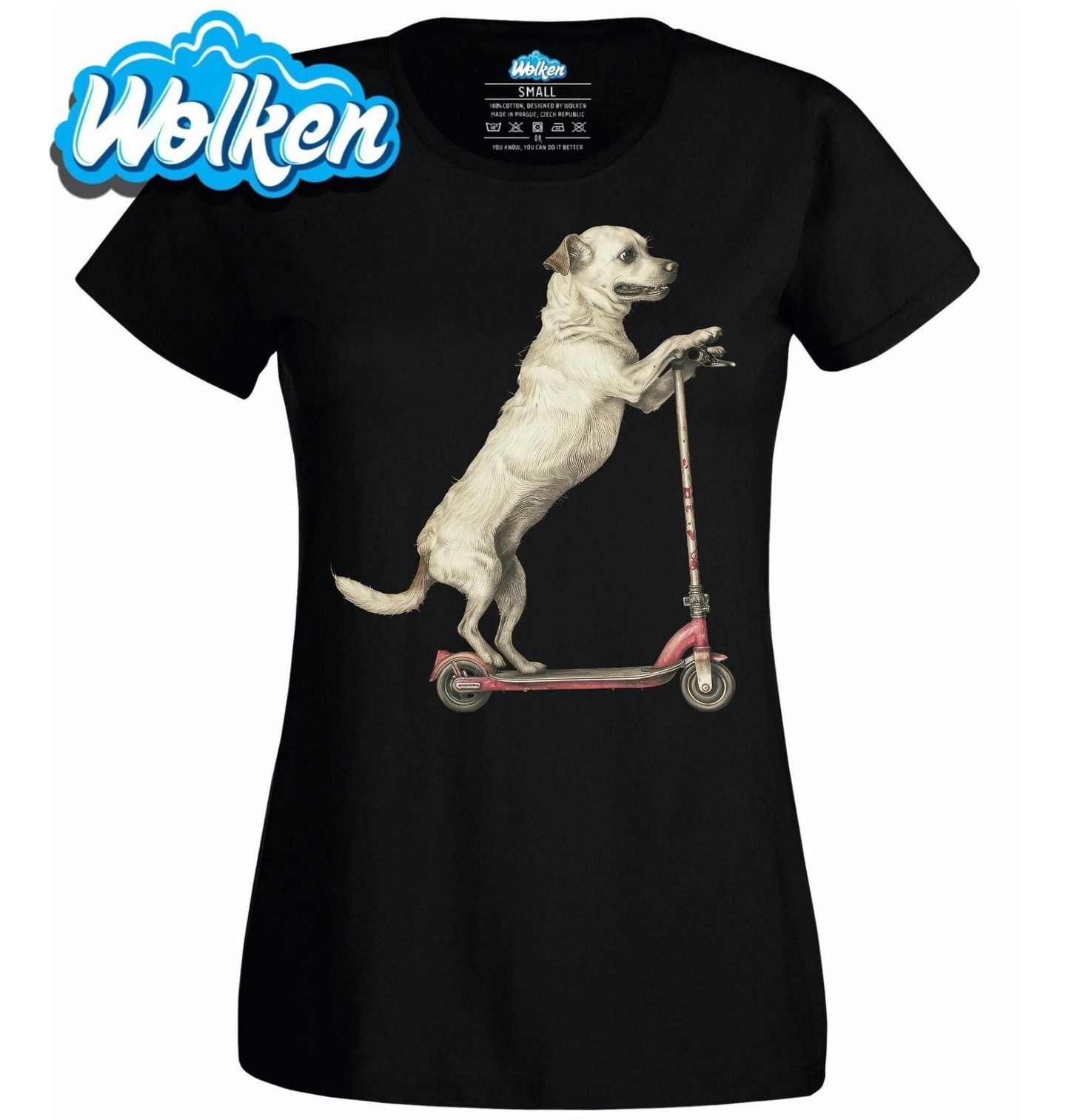 Dámské tričko Voříšek na Koloběžce.jpg