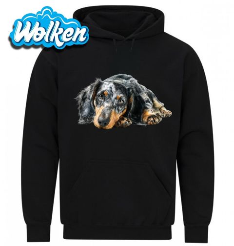 Obrázek produktu Pánská mikina Černý Jezevčík Krátkosrstý