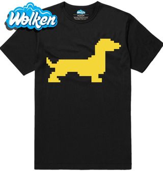 Pánské tričko Pixelový Jezevčík 80s.jpg