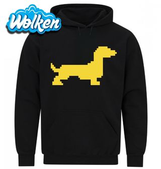 Mikina Pixelový Jezevčík 80s.jpg