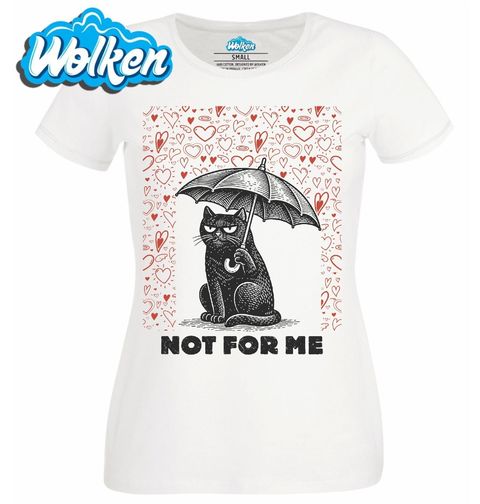 Obrázek produktu Dámské tričko Kočka pod Deštníkem Not for me