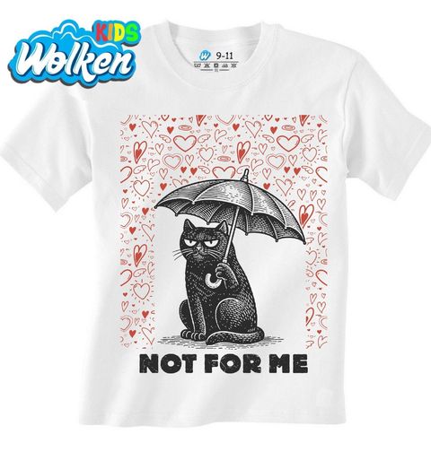 Obrázek produktu Dětské tričko Kočka pod Deštníkem Not for me
