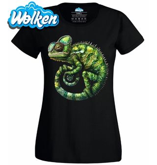 Dámské tričko Zelený Chameleon.jpg