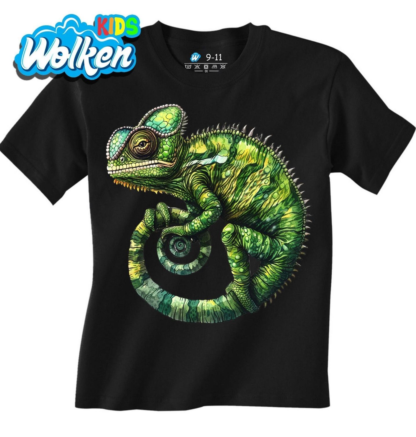Dětské tričko Zelený Chameleon.jpg